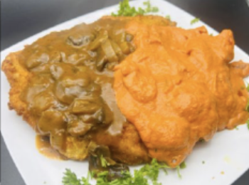 Schnitzel Half and Half Schnitzel Half and Half